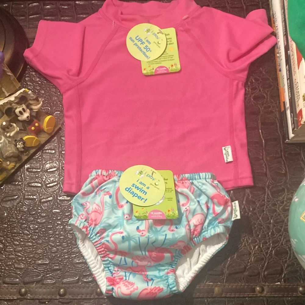 i play. Pink and Blue Diaper Covers Accessories
